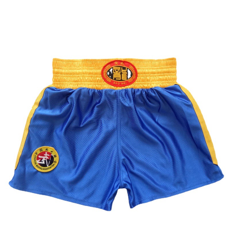 散打服装拳击搏击散打短裤散打衣服泰拳短裤儿童男女武术训练服装