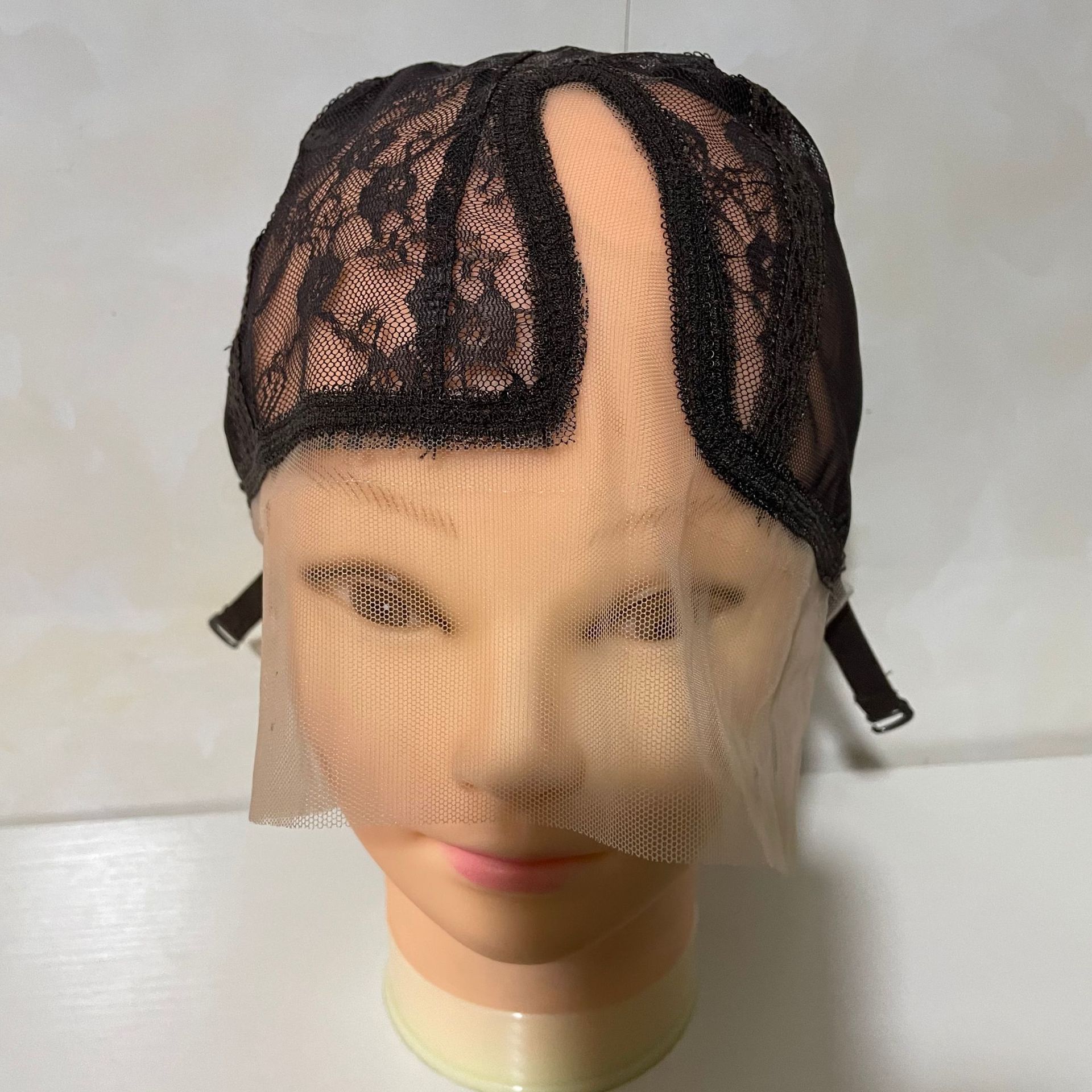 13*4蕾丝假发头套 弹力假发网帽 假发帽皮厂家 假发用网底
