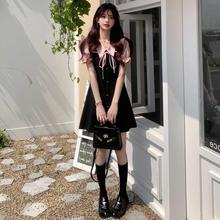 森系初恋裙温柔风甜美气质娃娃领连衣裙2024夏新款收腰显瘦裙子女