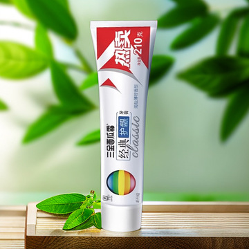 三金西瓜霜双重薄荷牙膏清爽口感清新口气清洁口腔老牌国货男女士