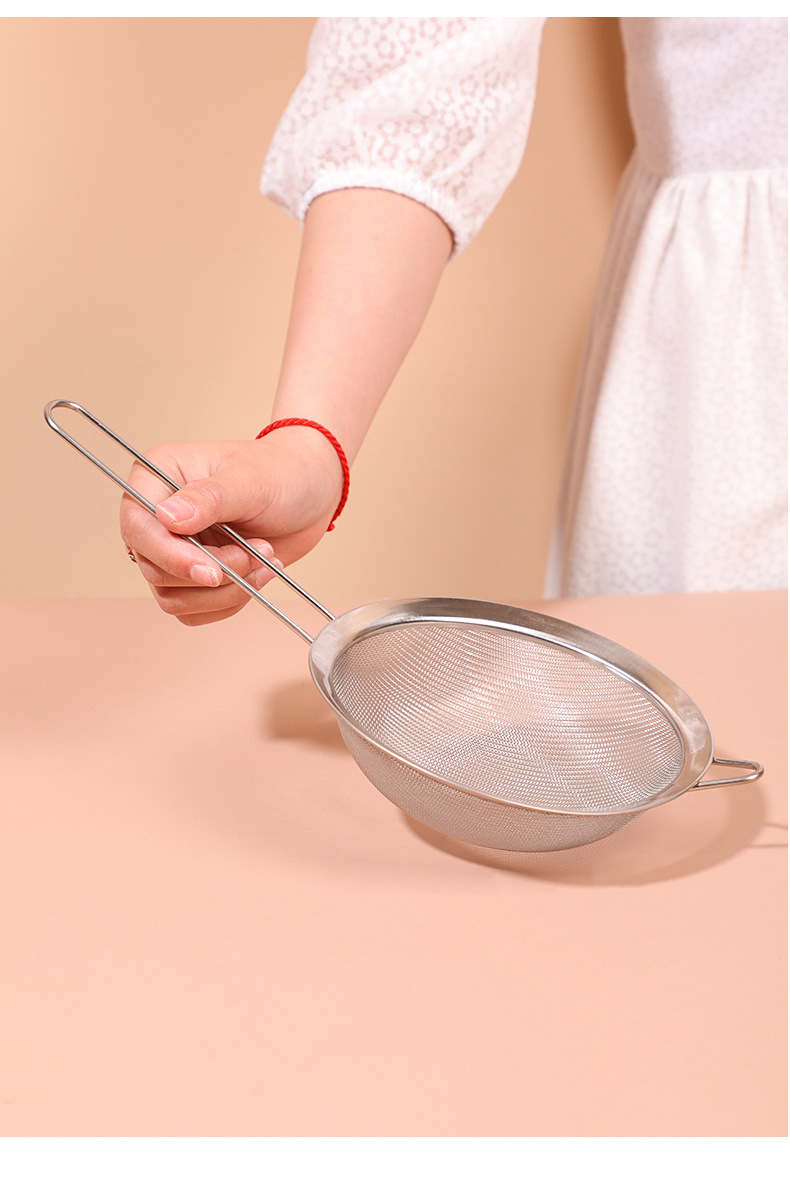 日式不锈钢豆浆过滤网筛细网家用神器榨果汁机隔渣漏网厨房小漏勺