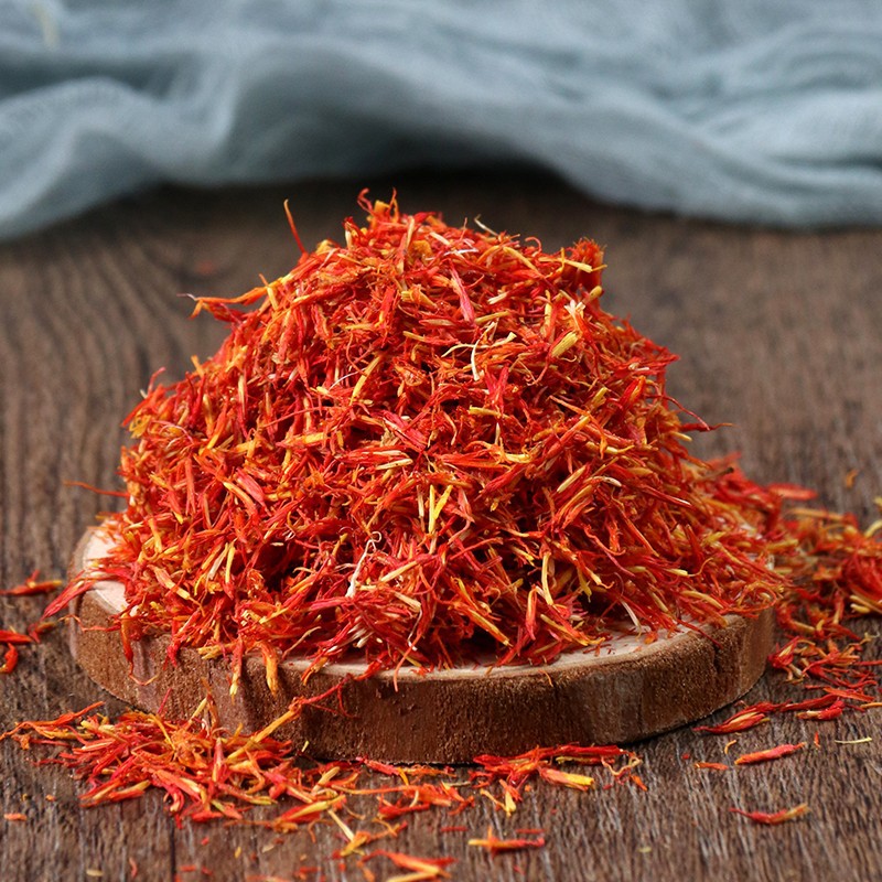 中药材新疆红花草红花艾叶红花足浴包红花