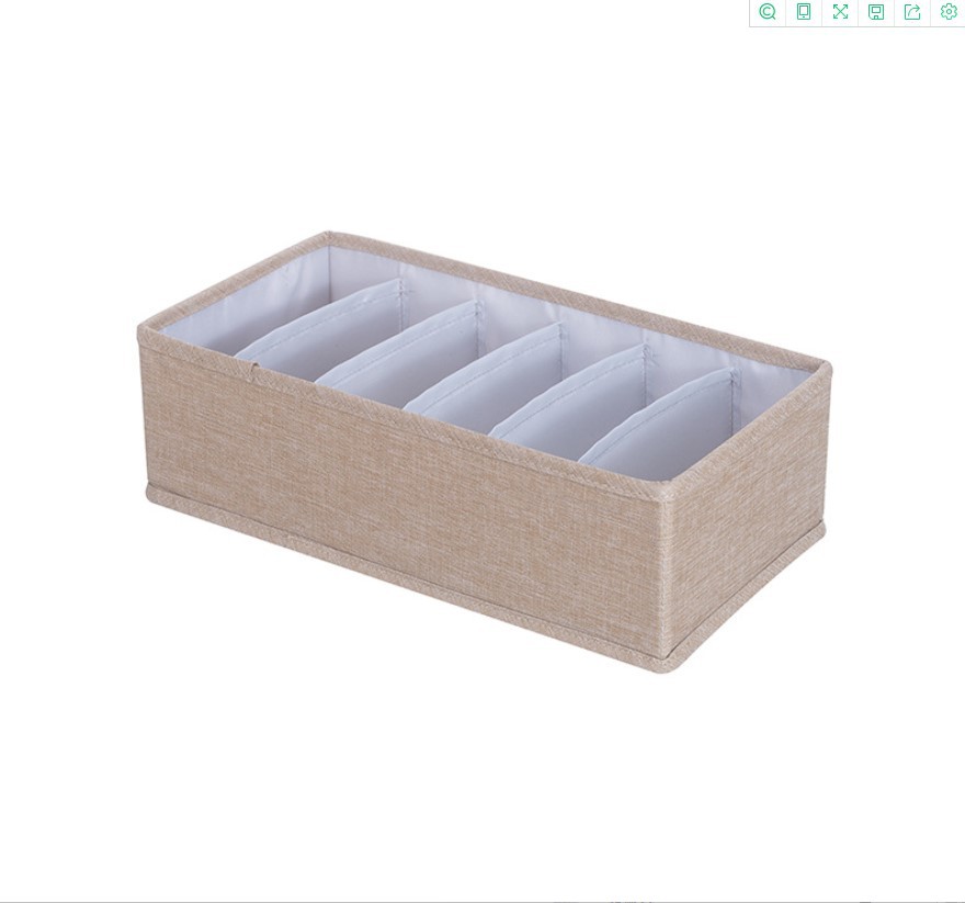 Household Fabrics Underwear Storage Box Socks Bra Underpants Storage Drawer-Styled Organizing Box Compartment Cloth Storage Box Storage Box