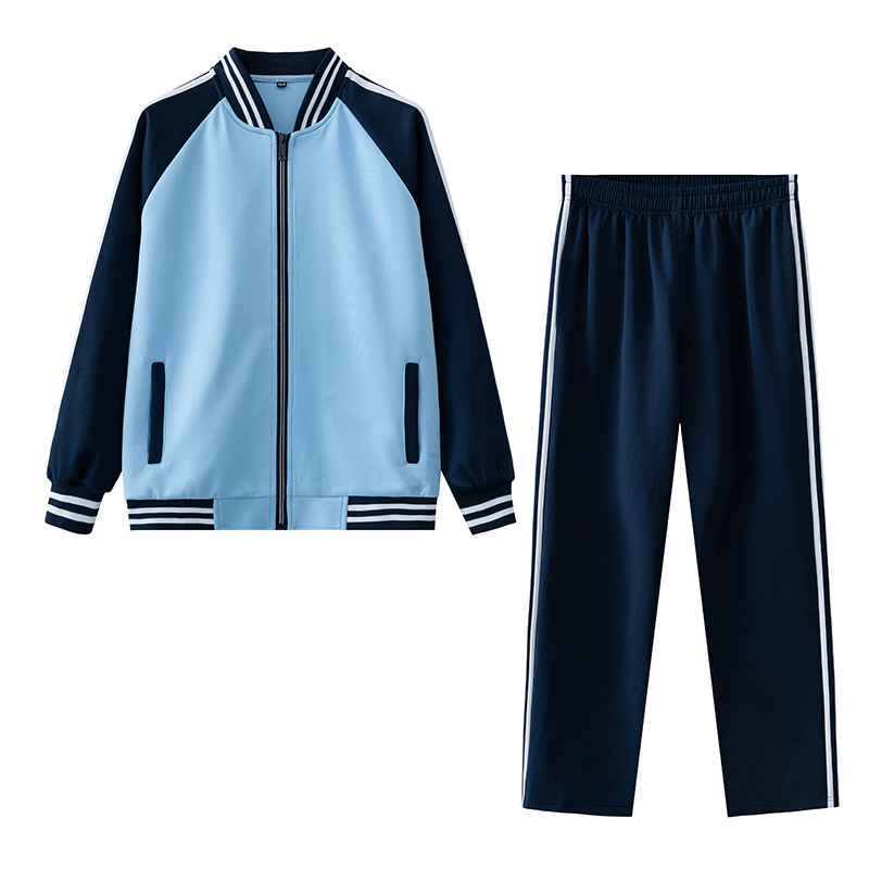 夏季校服套装中学生学院风高中生班服初中生短袖运动会毕业照服装