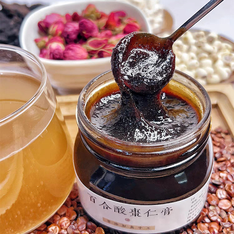 酸枣仁膏酸枣仁玫瑰百合膏高端定300克-阿里巴巴