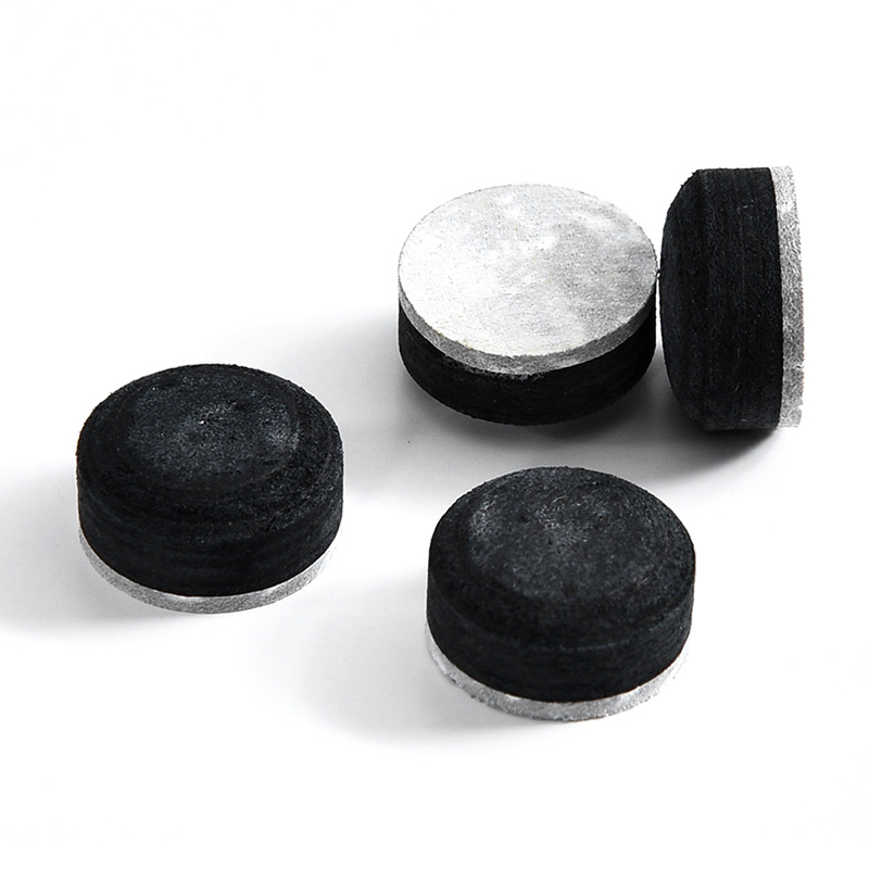 台球杆皮头小头杆皮头 多层高弹皮头黑8球杆九球杆大头杆皮头