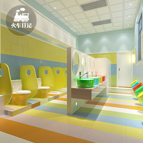 亮面彩色墙砖黄绿蓝橘红粉黑白灰卫生间浴室学校幼儿园瓷砖300600