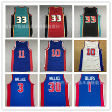 尼克斯4号德里克罗斯球衣活塞森林狼25号骑士公牛1号热压球衣