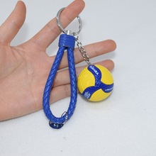 排球钥匙扣新款创意书包挂件中国女男mikasa排迷你纪念品比赛