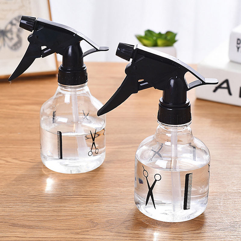 Watering Sprinkling Can Spray Bottle Transparent Makeup Press Barber Shop Scissors Small Spray Bottle Hairdressing Spray Pot Watering Can