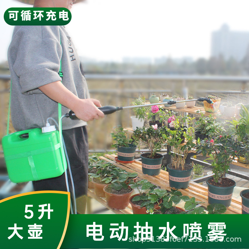 电动喷雾器小型消毒农药喷洒器农用新型打药机抽水锂电池喷药喷壶