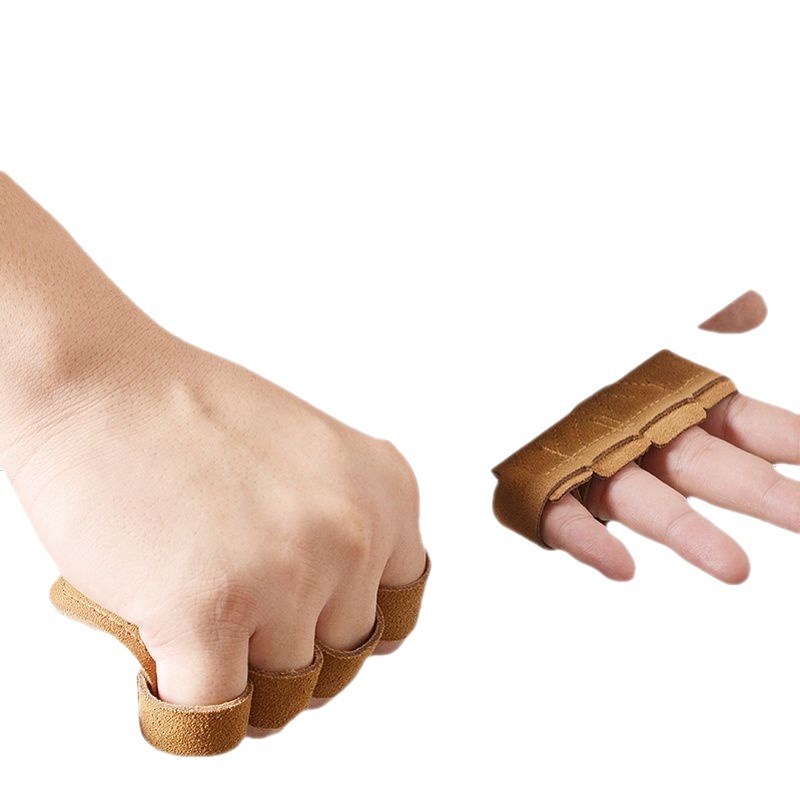 健身手套引体向上握力带男四指健身护掌单杠辅助手套女训练装备潮