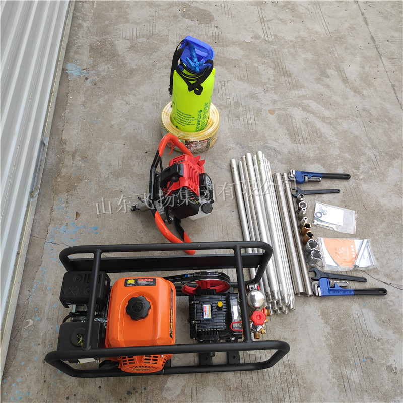 20米小型工程勘探钻机背包式取芯钻机 单人手持取芯钻机_供应产品