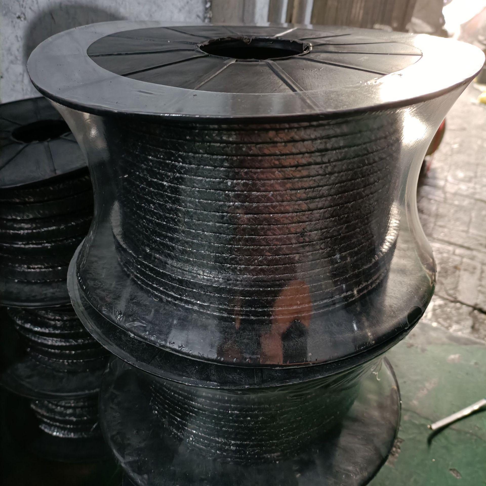 厂家生产石墨盘根 石墨镍丝盘根 石墨纤维编织盘根 不怕高温盘根