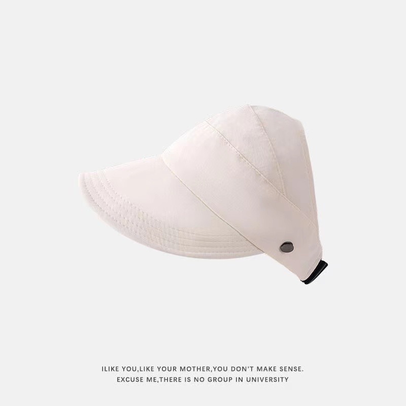 Hat Female Summer Air Top Sun Protection Hat Zhao Lusi Bucket Hat 2023 New Sun Hat Peaked Outdoor Sun Hat