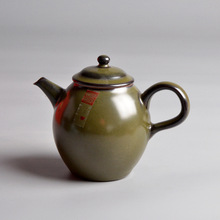 茶末釉茶壶单壶陶瓷功夫茶具泡茶器家用小茶壶单个复古茶叶末釉壶