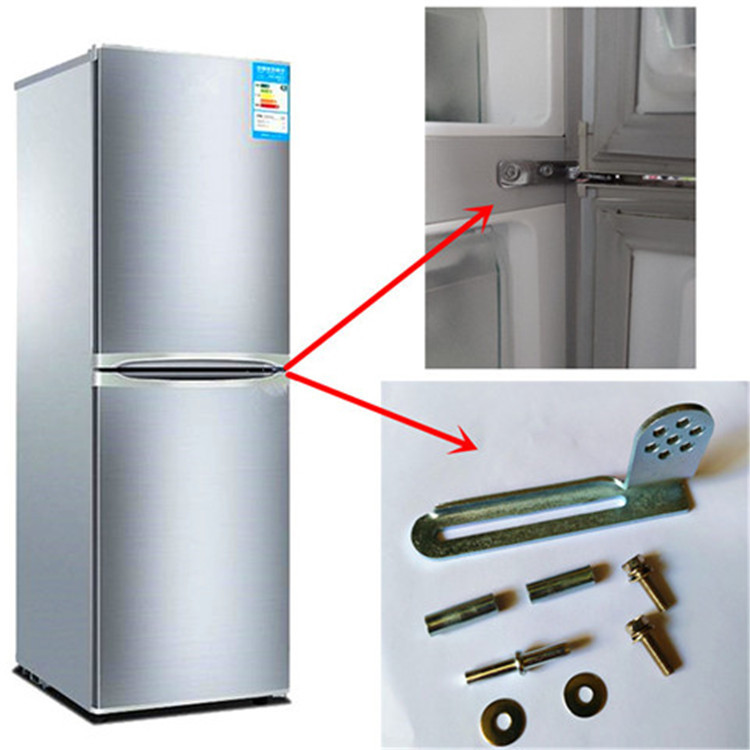 通用型中门铰链家用冰箱配件门轴钩扣合页连接轴调节冷柜改装维修