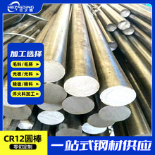 现货供应CR12模具钢圆棒建筑装饰冷作模具钢 支持零切 量大从优