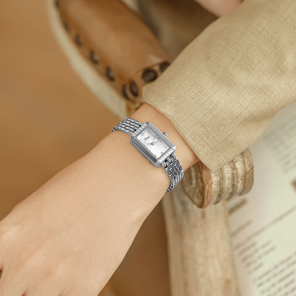 时空回廊手表女2021年新款时尚潮流女款小众设计简约钢带女士手表