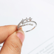 夏季新品小清新满钻珍珠创意设计戒指不掉色小众气质时尚指环指扣