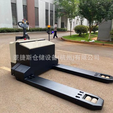 电动搬运车大吨位托盘液压装卸车10吨站驾式地牛仓储液压叉车