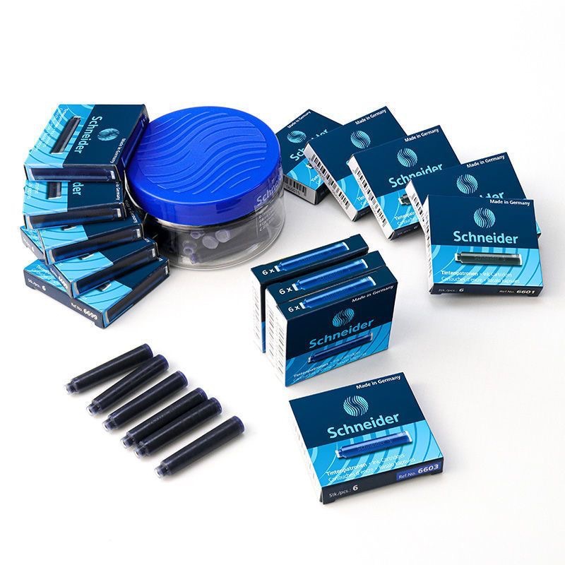 德国schneider施耐德墨囊欧标钢笔墨囊2.