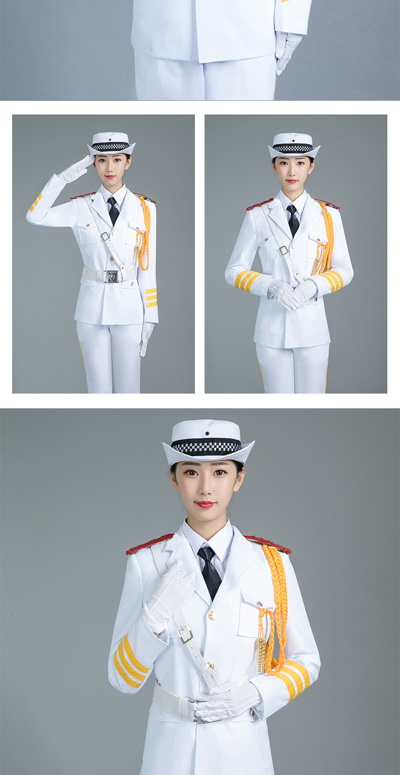 学生升旗手服装国旗班护卫队仪仗队服装礼兵服升旗仪式服装礼服