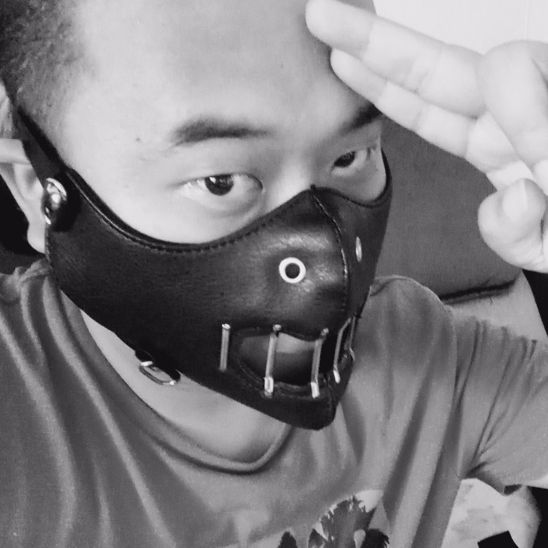 赛博朋克口罩动漫摄影舞台道具哈雷嘻哈口罩酒吧蒸汽朋克面具