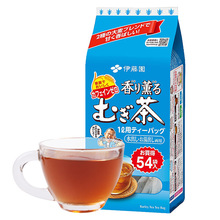 日本进口伊藤园大麦茶冷热均可烘焙型麦香袋泡凉茶54袋入432g零食