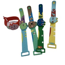 儿童卡通硅胶手环动物创意手环手腕带可定驱蚊手环可印LOGO