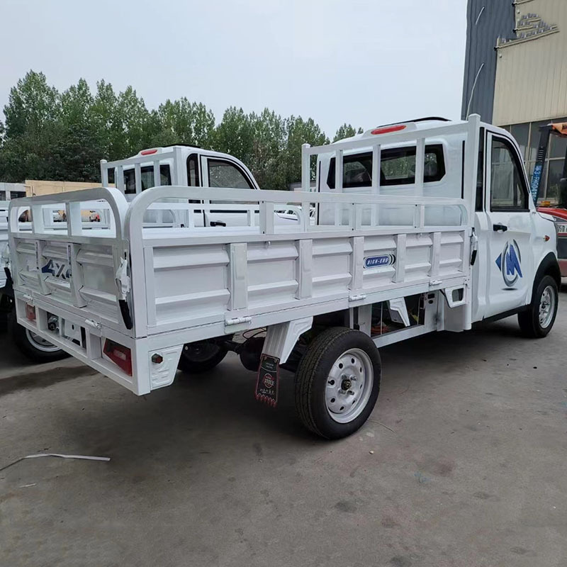 新能源拉货电动四轮皮卡车双排皮卡电瓶车成人家用油电混合代步车