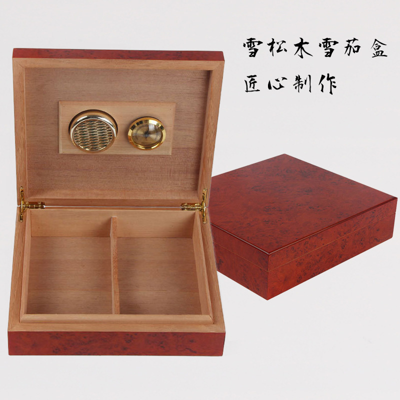 雪茄木盒包装 木质保湿雪茄盒木头盒子 雪松木实木雪茄收纳盒