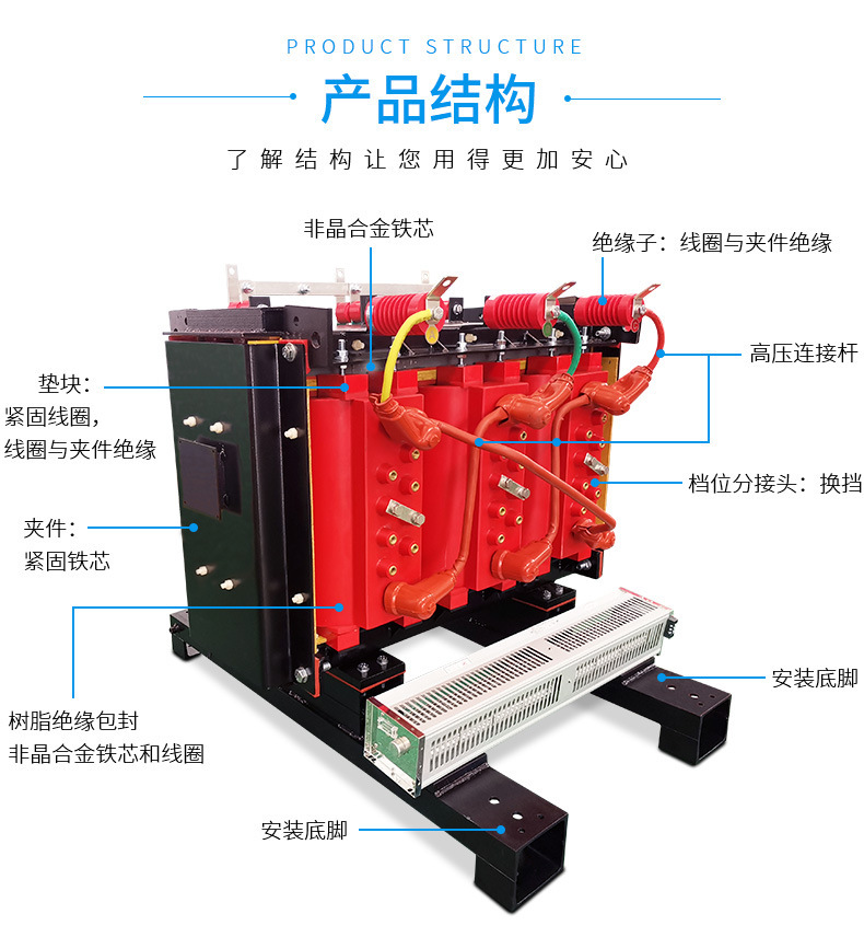 非晶合金干式变压器 10kv三相干式变压器 非晶合金变压器可定制