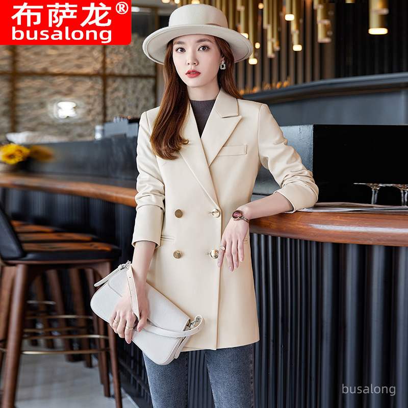 busalong秋冬布萨龙女士长袖职业小西服正式装女外套工作服8386