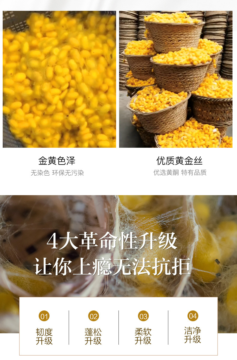 黄金丝100桑蚕丝0.8斤空调被夏凉被