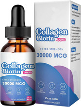 生物素和胶原蛋白补充Natural Biotin and Collagen Supplements