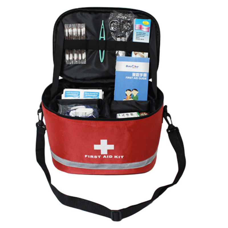 大容量斜挎包应急包应急医疗家庭户外装备人防圆筒应急救援手提包