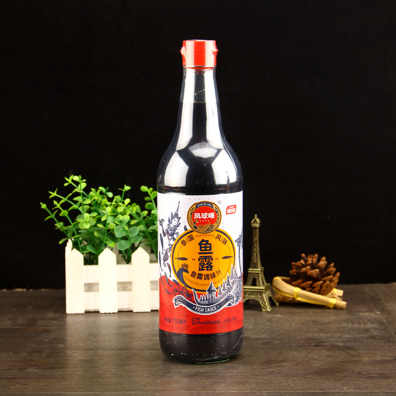 凤球唛鱼露泰式风味750ml*12瓶 海鲜泡菜调料蒸鱼酱油调味料