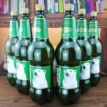 1.5升*6桶原装俄罗斯啤酒进口大白熊精酿贝里麦德维熊高度1500ml