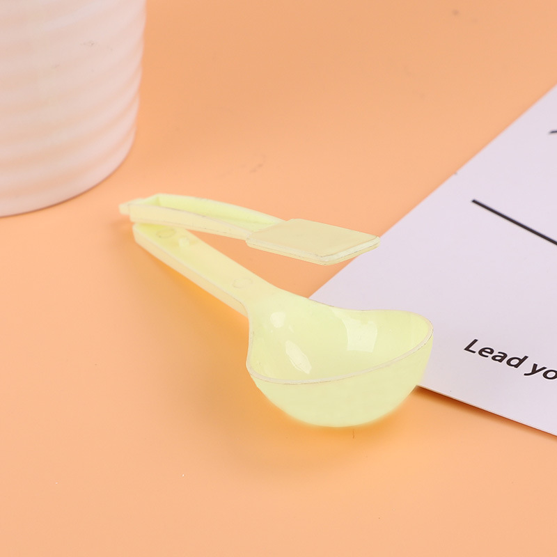 塑料婴儿奶粉勺制定可折叠塑料勺量勺烘焙工具勺厂家批发可印logo