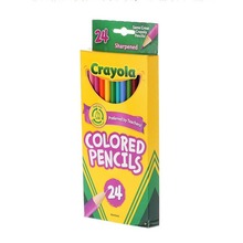 绘儿乐crayola 彩色铅笔24色长款彩铅儿童美术绘画涂鸦68-4024