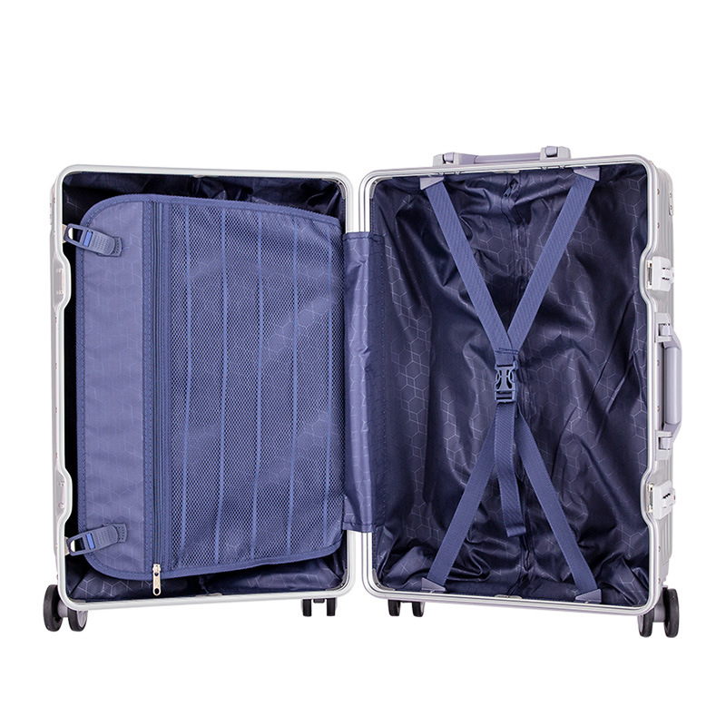 Aluminium Frame Luggage Universal Wheel Suitcase Large Capacity Internet Celebrity Ins Luggage Student Password Suitcase Men and Women Same Style