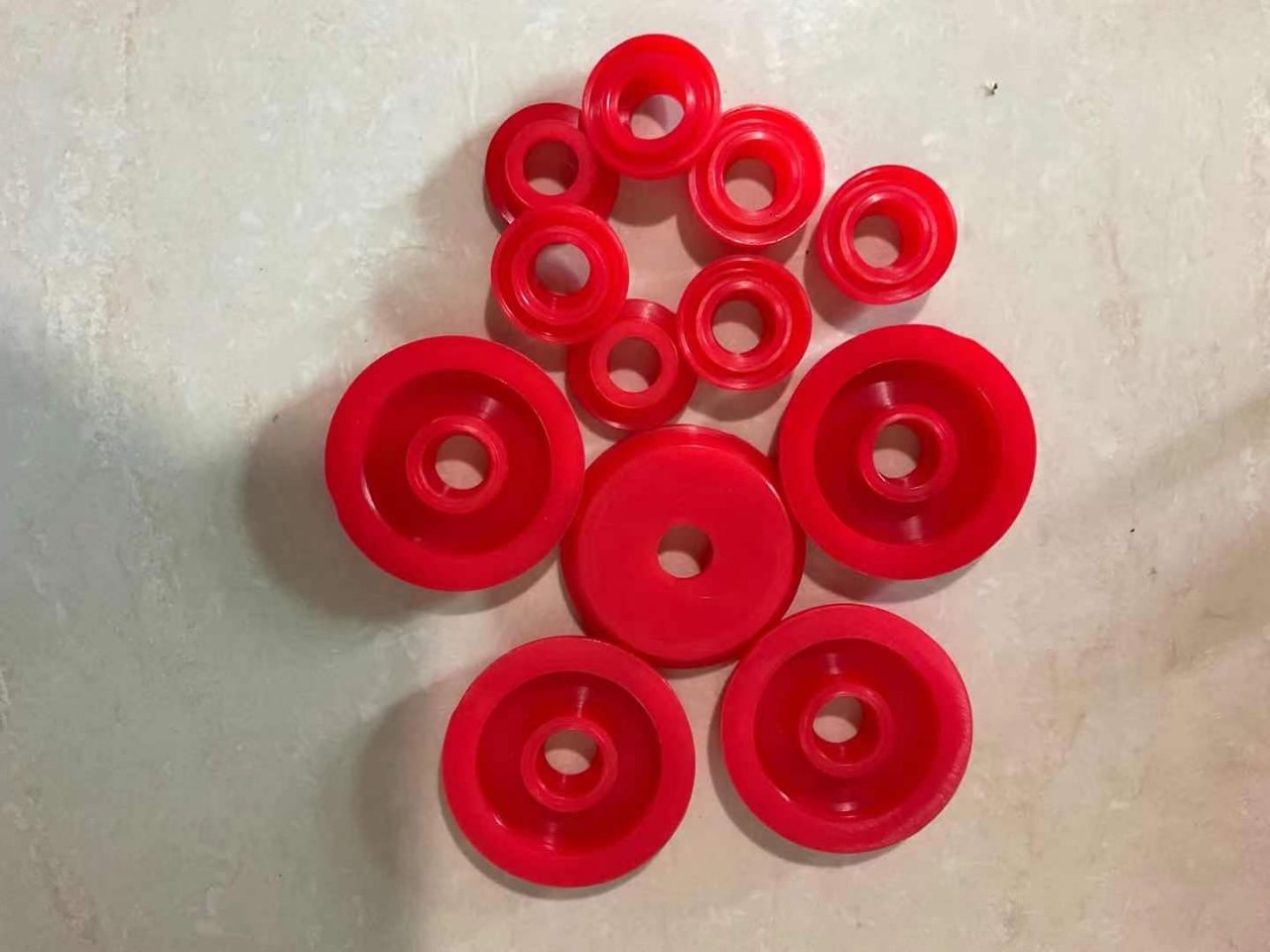 络筒机,并纱机,倍捻机,倒毛机配件牛筋顶盘