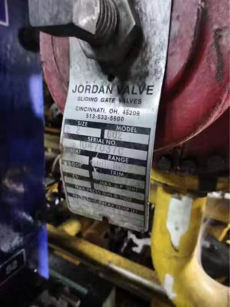 美国Jordan MK602高流量压力调节阀