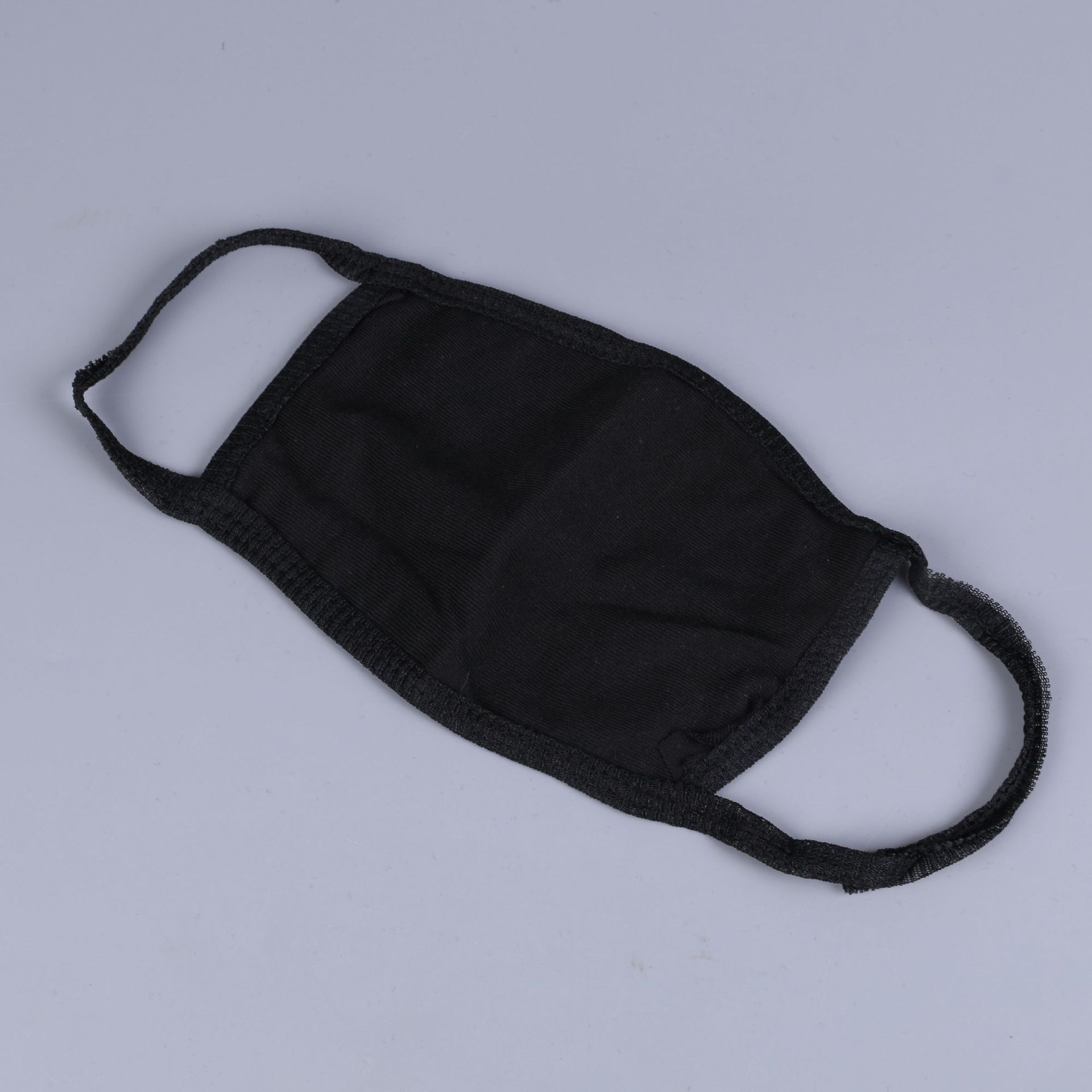 批发 三层白布口罩劳保棉布口罩 可水洗放灰尘汗布黑色布口罩