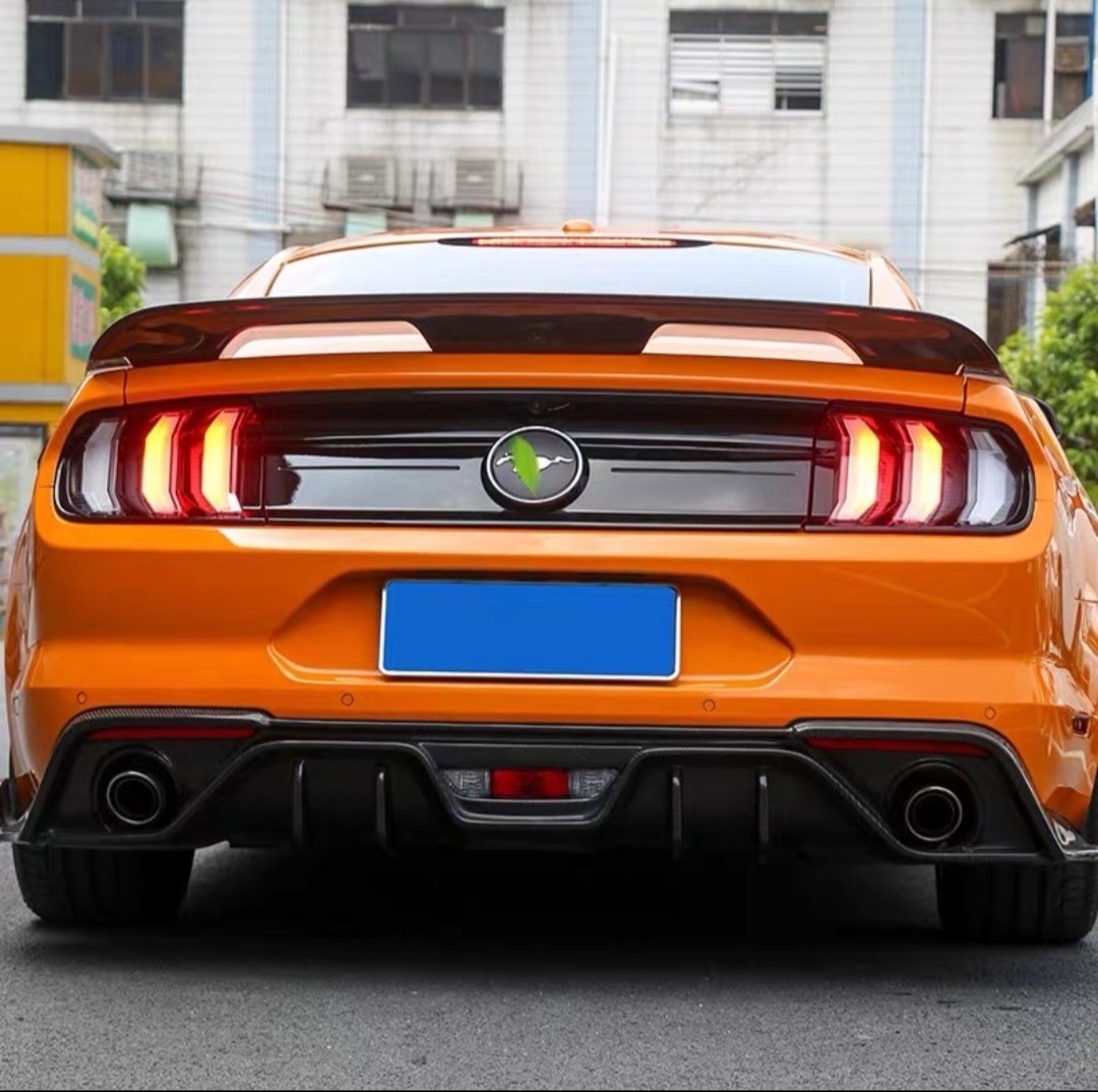 适用于福特野马尾翼改装mustang15 -21款gt500野马gt运动款大尾翼