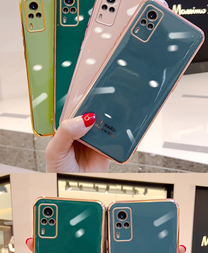 适用vivox60曲屏版手机壳x60pro电镀镜头全包软壳x60保护套