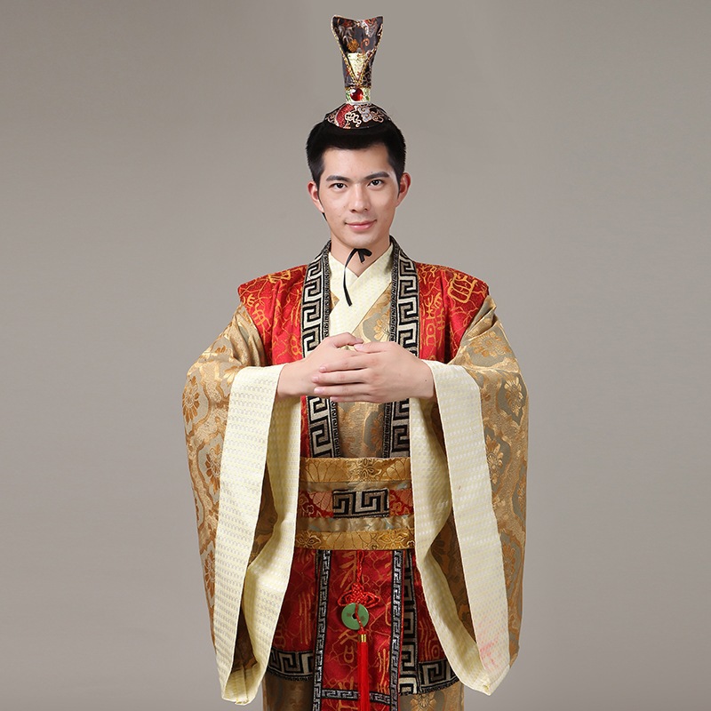 古装汉服男大臣服装诸葛亮丞相秦汉朝官服春秋三国臣子演出服戏服