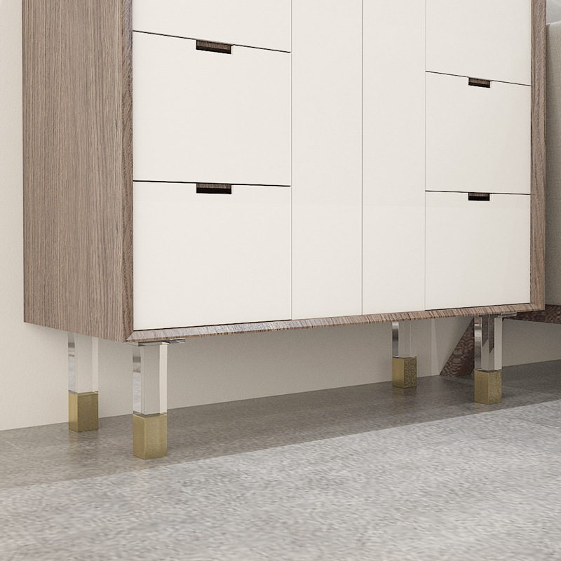 柜子腿餐桌电视柜脚椅子腿跨境专供实木升降桌腿实木桌架桌腿办公桌脚