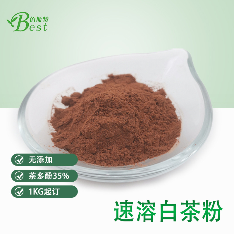 速溶白茶粉 白茶提取物 茶多酚35% 白茶粉 量大从优 厂家现货